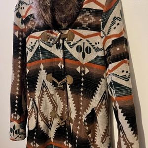 B.B.Dakota Aztec Pendleton style Jacket